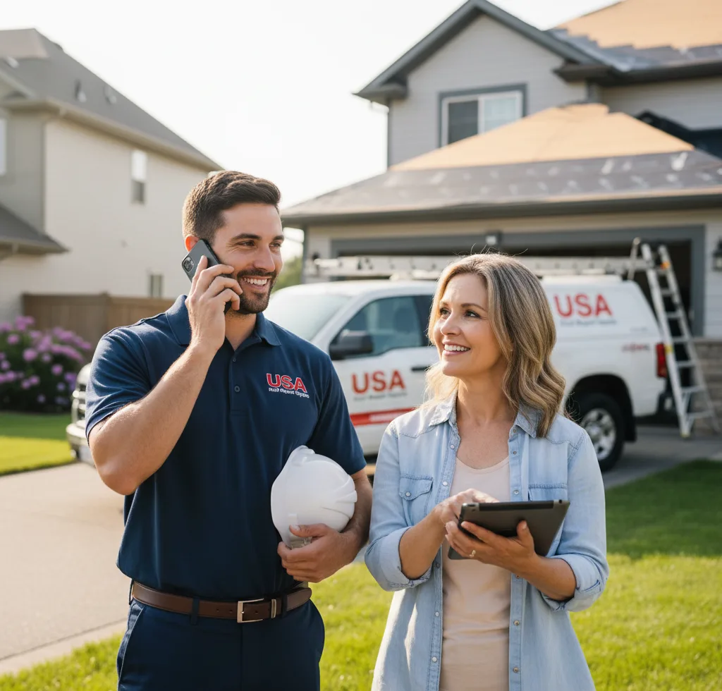USA Roof Repair Experts customer support in Reidsville